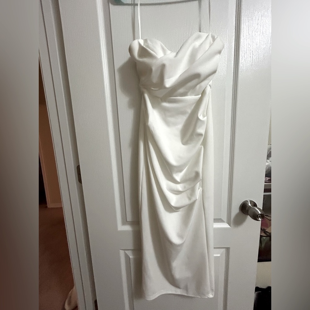 White midi hello Molly dress